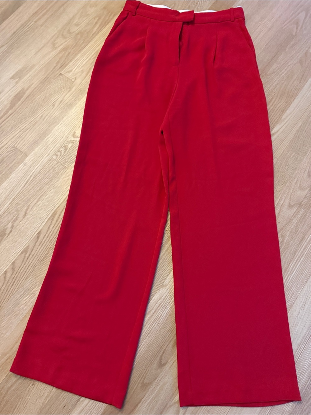 Babaton - Aritzia Bright Red Tailored Waistband Trousers